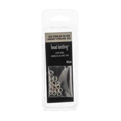 Sterling Silver Jump Rings, 30ct. by Bead Landing™ image