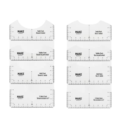 T-Shirt Ruler Guide Set by Make Market®