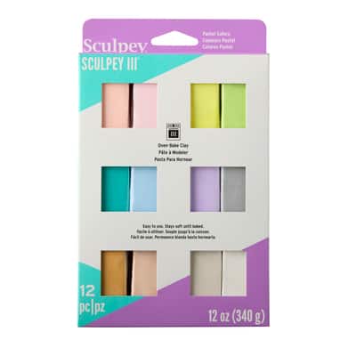 Sculpey III® Pastel Multipack Oven Bake Clay