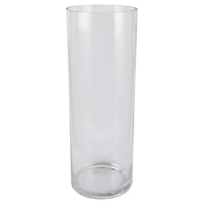 15" Clear Glass Cylinder Vase by Ashland® image