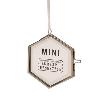 Mini Hexagon Float Frame by Studio Décor®, Color: Silver | Michaels