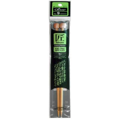 Clover Takumi® 9" Bamboo Knitting Needles