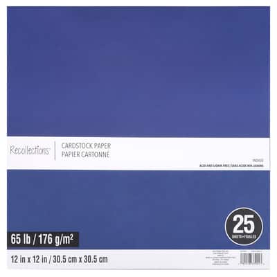 12" x 12" Cardstock Paper by Recollections™, 25 Sheets image