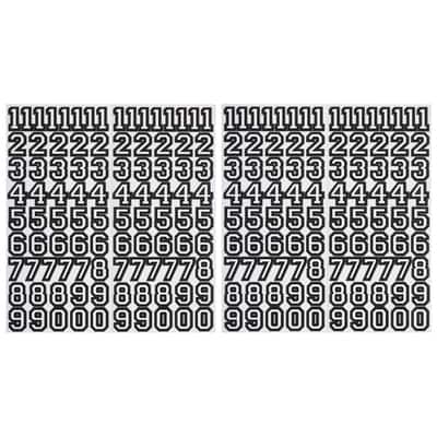 Black & White Letterman Number Stickers by Recollections™ image