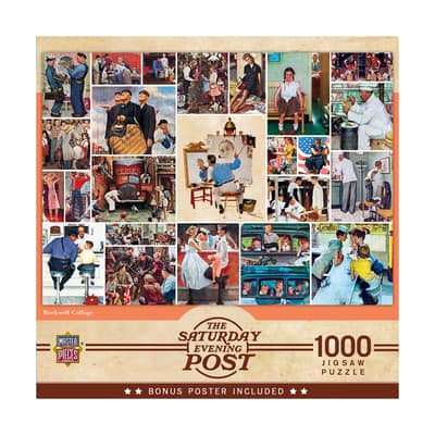 The Saturday Evening Post Norman Rockwell Collage 1000 Piece