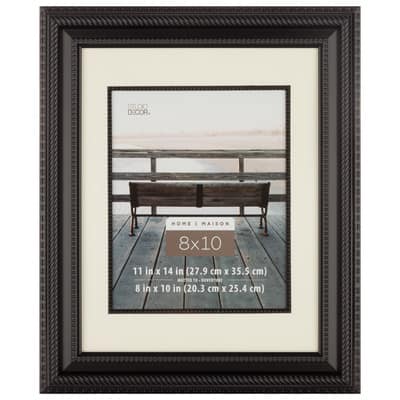 Home Black Rope Frame with Mat by Studio Décor®