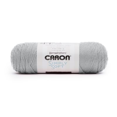 Caron® Simply Soft® Solid Yarn, Color: Feather Gray | Michaels