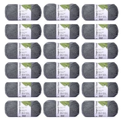 Buy in Bulk - 18 Pack: Impeccable® Solid Yarn by Loops & Threads ...
