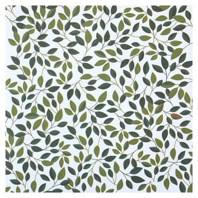 Green Leaf Vines Cardstock Paper by Recollections™, 12" x 12"