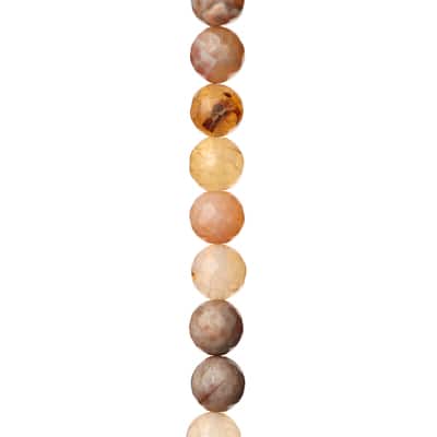 Neutral Mix Agate Round Beads, 10mm by Bead Landing™ image