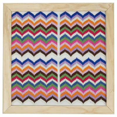 ベ*ド様 ARROW アートデコスタイル肖像画 Jonathan Adler x Michaels Chevron Pattern Fibre Art Kit | Michaels