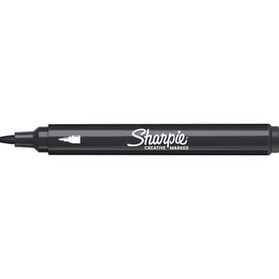 Sharpie® Bullet Tip Water-Based Acrylic Creative Marker, Color: Black ...