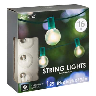 16ct. Round G40 Bulb String Lights by Ashland™ image