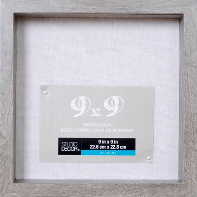 Gray Belmont Shadow Box by Studio Décor® image