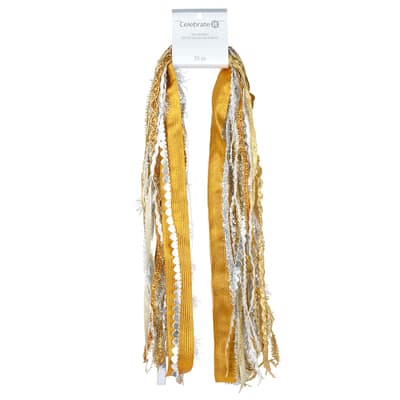 Gold & Silver Ribbon Trim Bundle by Celebrate It®, 25ct.