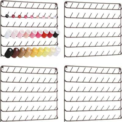 NEX™ Brown 54-Spool Wall-Mounted Sewing Thread Rack, 4ct. | Michaels
