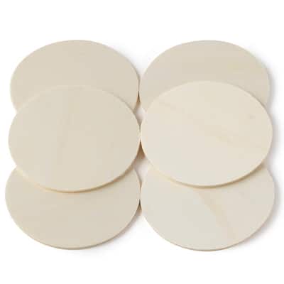 3" Wood Circles, 6ct. by Make Market® image