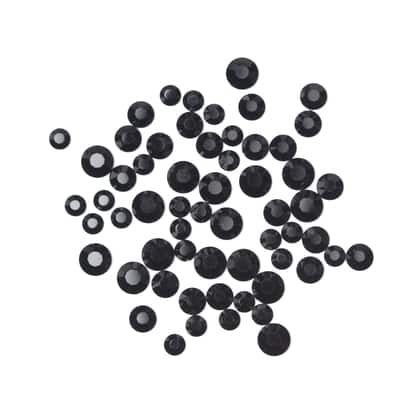 Mixed Round Flatback Austrian Crystals, 60ct. by Bead Landing™ image