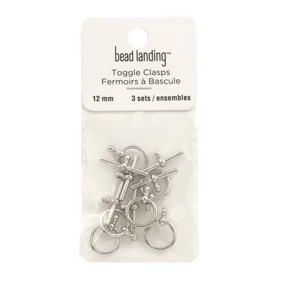 12mm Toggle Clasp Sets, 3ct. by Bead Landing™ image