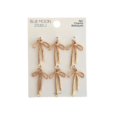 Blue Moon Studio™ Gold-Colored Bows, 6ct. image