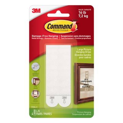 Command™ Large Picture Hanging Strips, 4ct. image