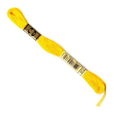 DMC® 6 Strand Embroidery Floss, Yellow image