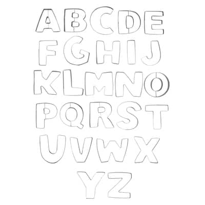 Alphabet Stainless Steel Cookie Cutter Set by Celebrate It®