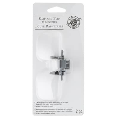 Clip & Flip Magnifier by Loops & Threads®
