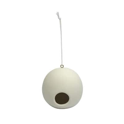 Mini Round Ceramic Birdhouse by Make Market® image