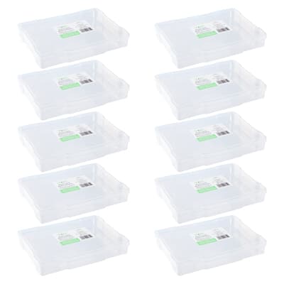 Buy in Bulk - 10 Pack: Plastic Photo Case by Simply Tidy™, Size: 5