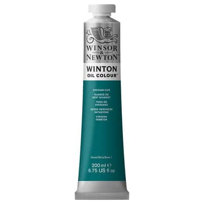 Winsor & Newton™ Winton 6.75oz. Oil Colour™ Paint, Color: Viridian Hue ...