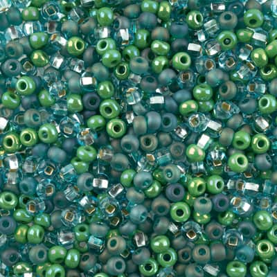 John Bead 8/0 Czech Glass Seed Beads, 22g