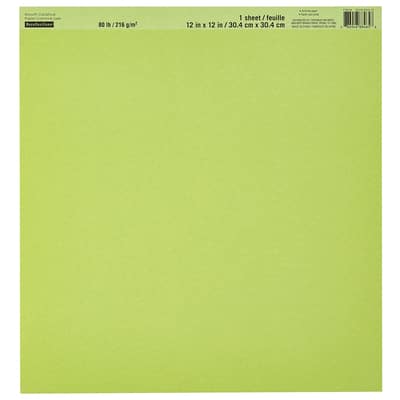 Smooth Solid Cardstock Paper by Recollections™, 12" x 12" image
