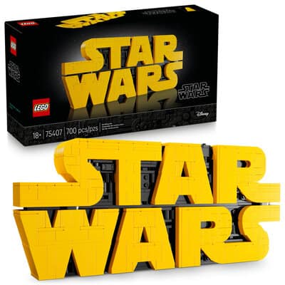 LEGO® Star Wars™ Brick-Built Star Wars Logo Sign 75407 | Michaels