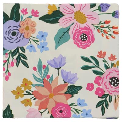 Flower Print Lunch Napkins, 20ct. by Celebrate It™ image