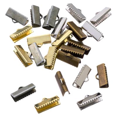 Bead Landing™ Ribbon Crimps, Mix image