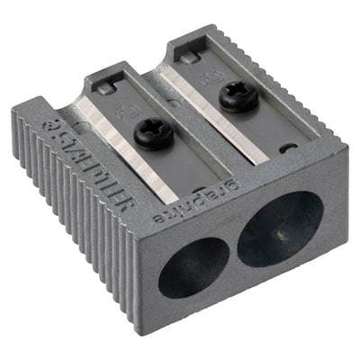 Buy in Bulk - 12 Pack: Staedtler® Metal Double Hole Sharpener | Michaels