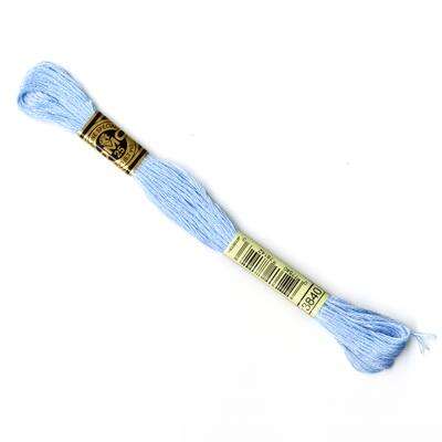 DMC® 6 Strand Embroidery Floss, Blue, Color: 3840 LT Lavender Blue ...