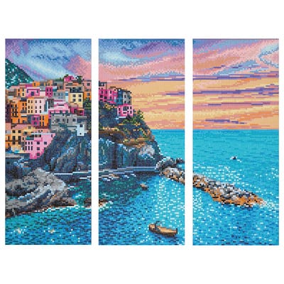 Coast 3-Panel Diamond Art Kit by Make Market® | Michaels
