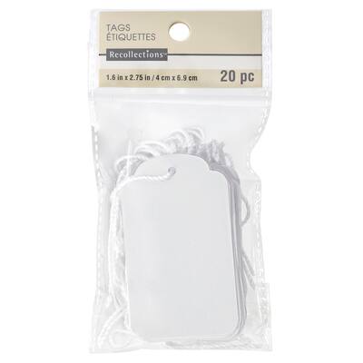 Buy in Bulk - 12 Packs: 20 ct. (240 total) White Gift Tags by ...