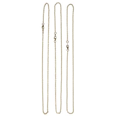 18" Antique Gold-Plated Chain by Bead Landing™