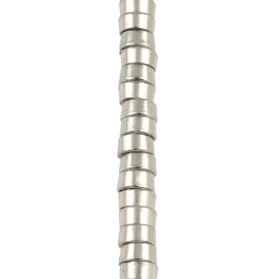 Rhodium Metal Disc Beads by Bead Landing™