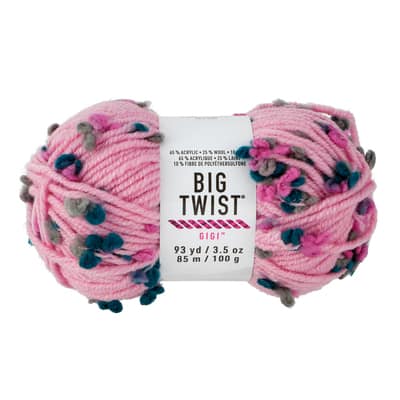 Y.A.R.N ピンク Big Twist® Gigi™ Yarn, Color: Pink | Michaels