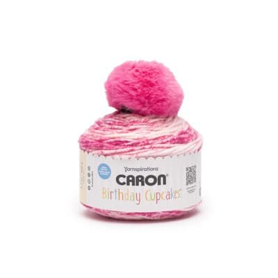 Caron® Birthday Cupcakes™ Yarn, Color: Rosewater Pudding | Michaels