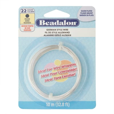 Beadalon® German Style Wire, Round, 22 Gauge