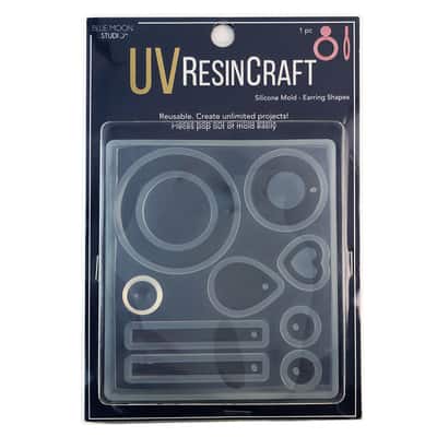 Blue Moon Studio™ UV Resin Craft Earring Shapes Mold