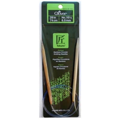 Clover Takumi® Bamboo Circular Knitting Needles, 29" image