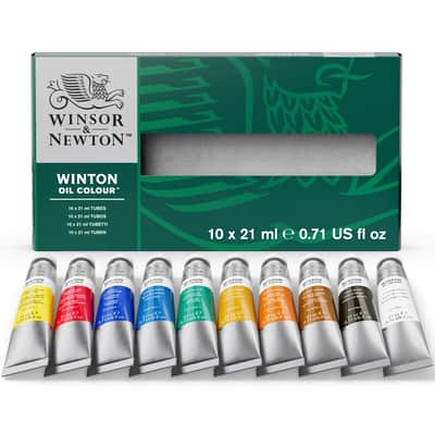 Winsor & Newton™ Winton Oil Colour™ 10 Color Basic Set | Michaels