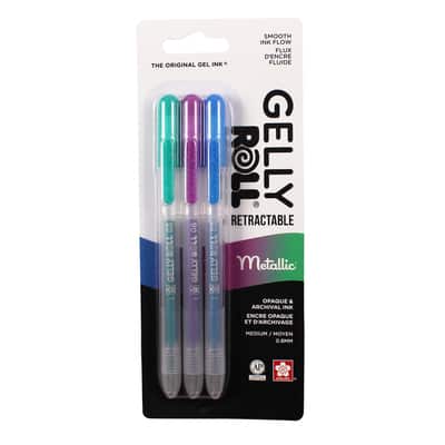 Gelly Roll® Metallic® Medium Retractable Pen Set | Michaels