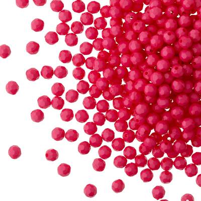 8mm Faceted Acrylic Round Craft Beads by Bead Landing™, Color